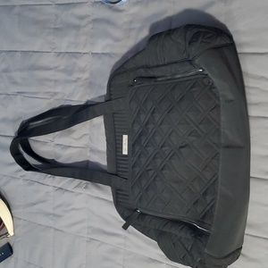 🏠 Vera Bradley Black Quilted Baby Bag